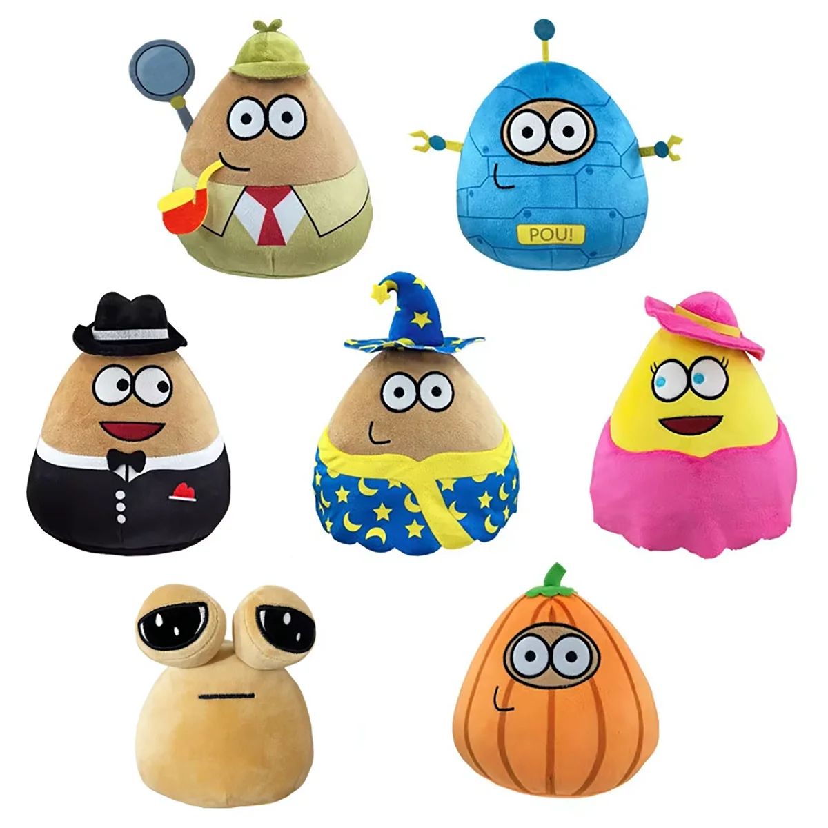 Pou Plush My Pet Alien Cute Plush toys Pou Plush Doll Emotion Alien Plus toy alien figure doll pillow pet animal alien doll
