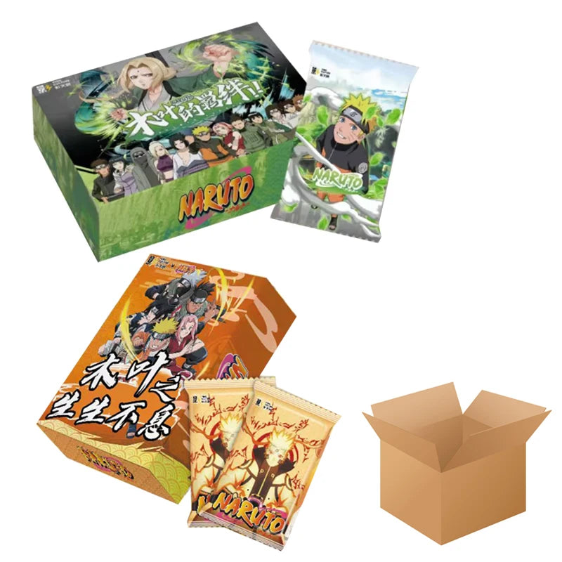 Wholesales Naruto Collection Cards Booster Box YING CULTURE The Bonds of Konoha Rare Anime 1Case Playing Cards