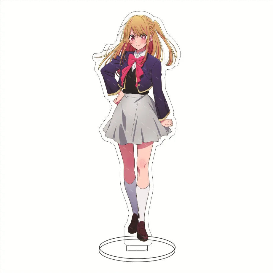 Japan Hot Anime OSHI NO KO Figures Hoshino Ai Acrylic Stands Hoshino Akuamarin Hoshino Rubii Character Model Fans Xmas Gifts