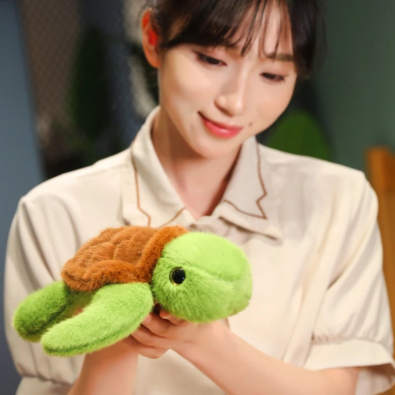1pc Kawaii Sea Animals Plush Toy Soft Stuffered Sea Turtle Whale Octopus Fish Doll Cute Decor Xmas Gift For Kids Children Girl