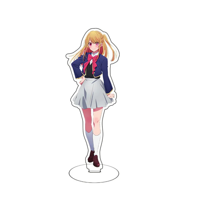 Anime Figure Oshi No Ko 2 Acrylic Stand Gorou Akuamarin Hoshino Ai Rubii Sarina Standing Model Plate Desk Display Ornament
