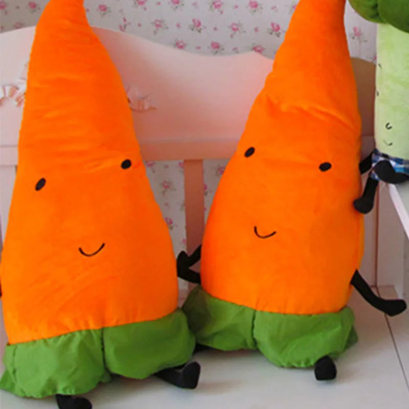Cute Cartoon Vegetables Plush Toy Creative Carrot Broccoli Plush Pillow Stuffed Soft Toys For Children Kids Birthday Xmas Gift
