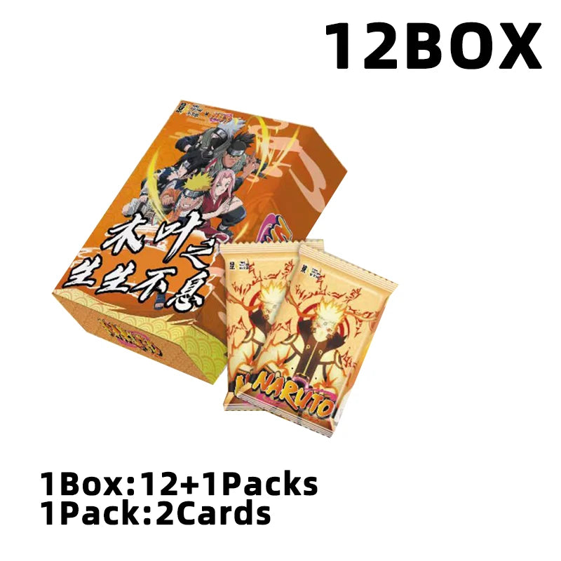 Wholesales Naruto Collection Cards Booster Box YING CULTURE The Bonds of Konoha Rare Anime 1Case Playing Cards