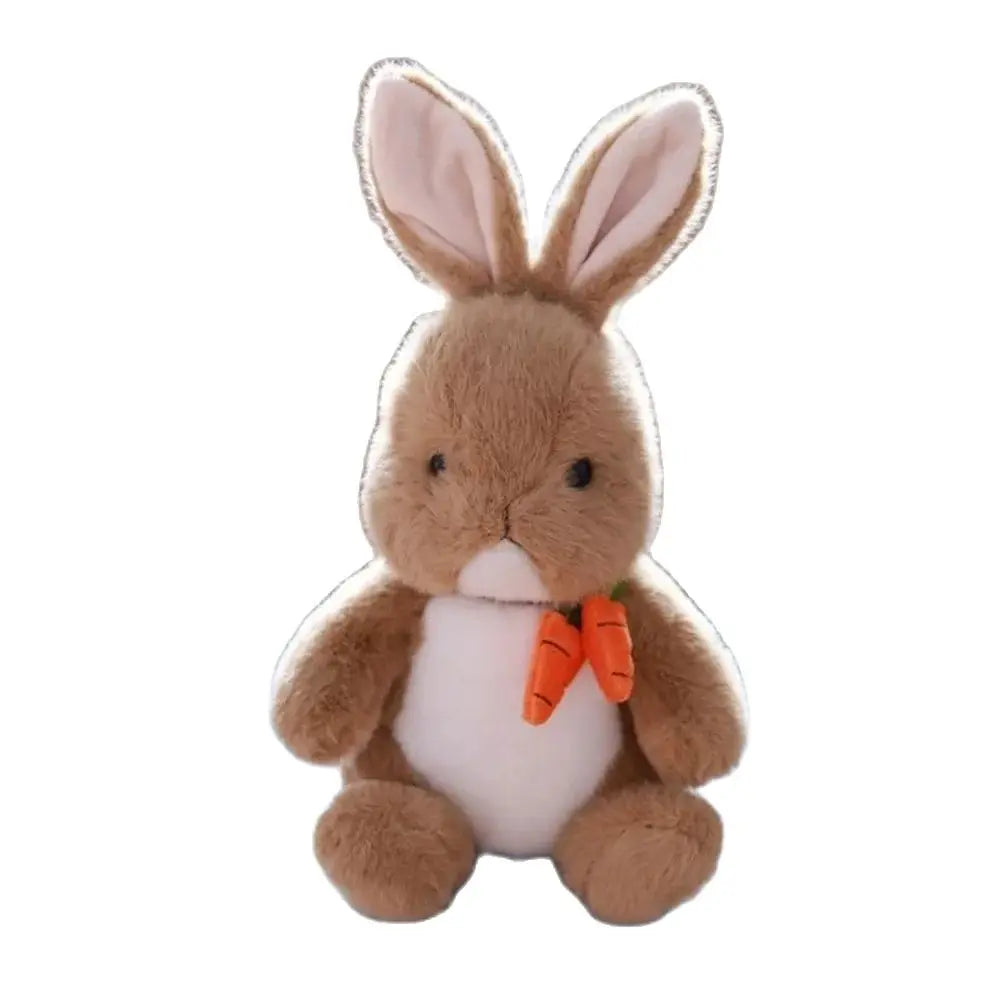 30-45cm Radish Rabbit Plush Toy Radish Accessory Small White Rabbit Cute Soothing Animal Doll Send Children Birthday Gift