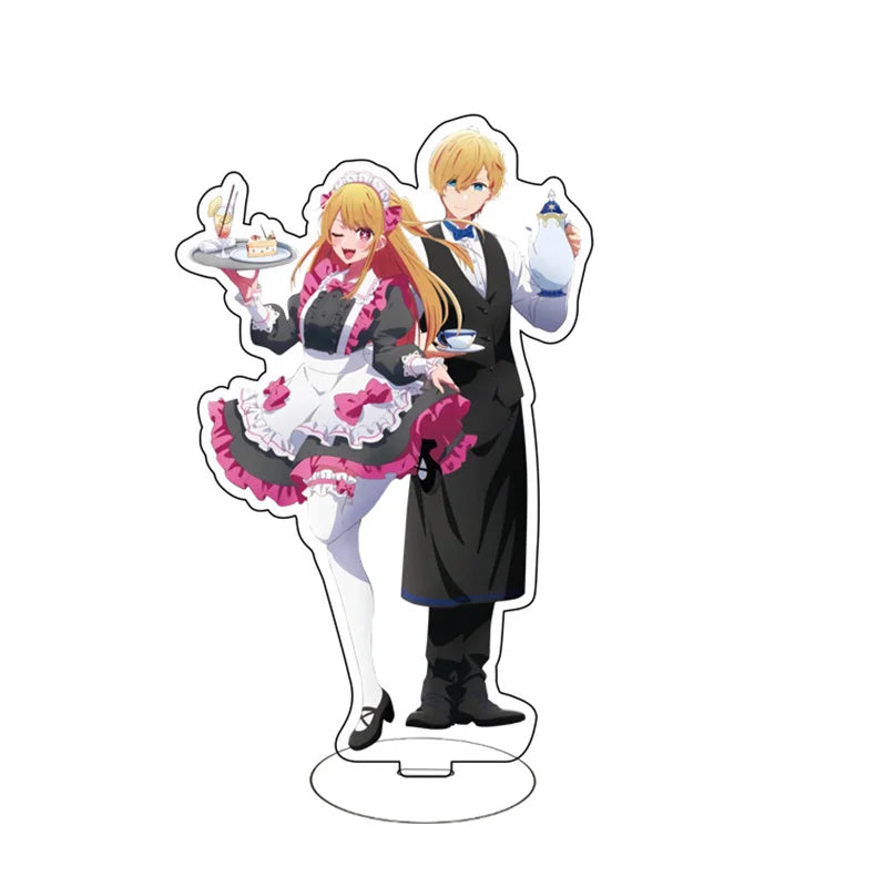 Anime Figure Oshi No Ko 2 Acrylic Stand Gorou Akuamarin Hoshino Ai Rubii Sarina Standing Model Plate Desk Display Ornament