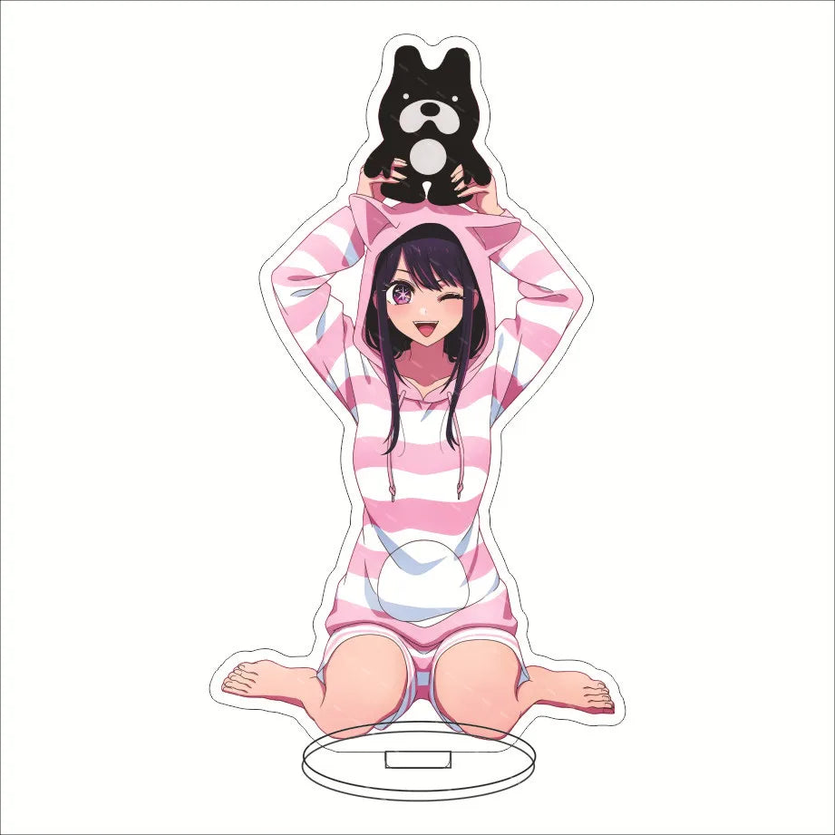 Japan Hot Anime OSHI NO KO Figures Hoshino Ai Acrylic Stands Hoshino Akuamarin Hoshino Rubii Character Model Fans Xmas Gifts