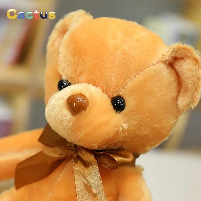 30CM Colorful Bear Plush Animals Toys Doll Soft Stuffed Teddy Bears for Girls Wedding Baby Shower Toy Birthday Gift Child Kids