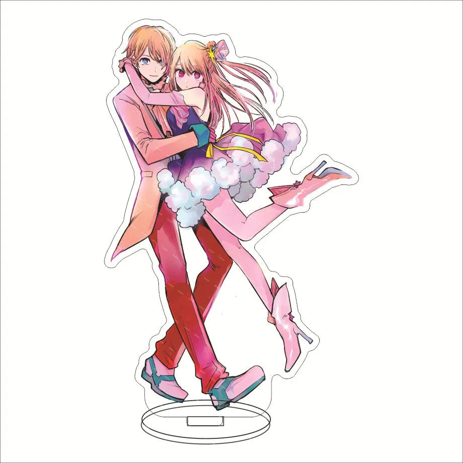 Japan Hot Anime OSHI NO KO Figures Hoshino Ai Acrylic Stands Hoshino Akuamarin Hoshino Rubii Character Model Fans Xmas Gifts
