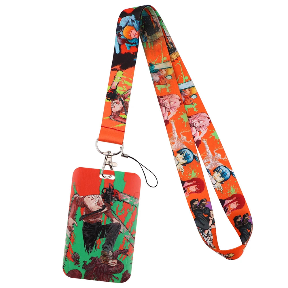 Anime Lanyard for Keys Card ID Badge Holder Phone Charm Key Chain Key Holder Key Rings Accessories