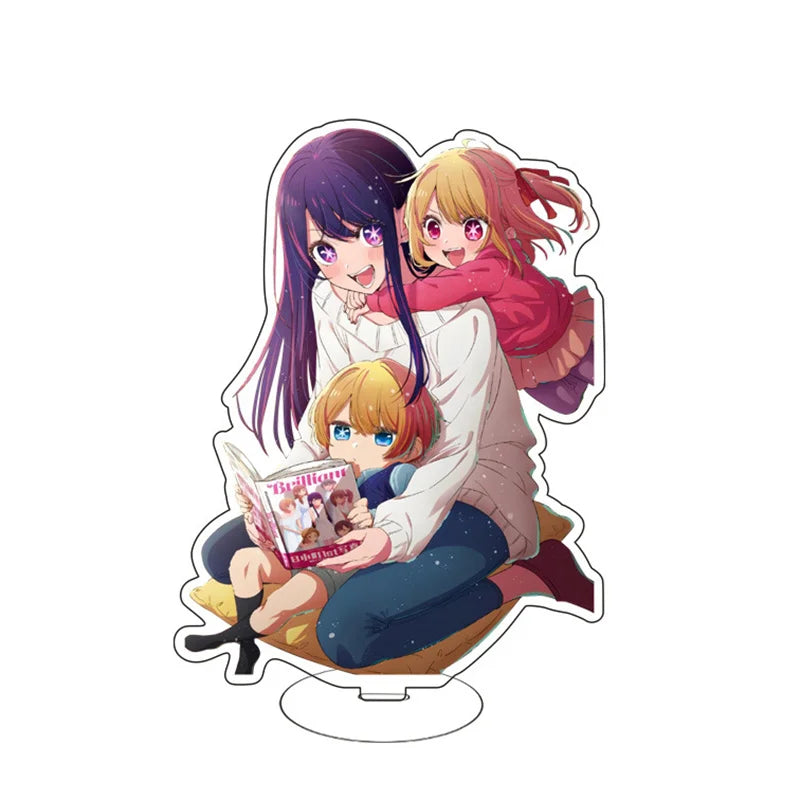 Anime Figure Oshi No Ko 2 Acrylic Stand Gorou Akuamarin Hoshino Ai Rubii Sarina Standing Model Plate Desk Display Ornament