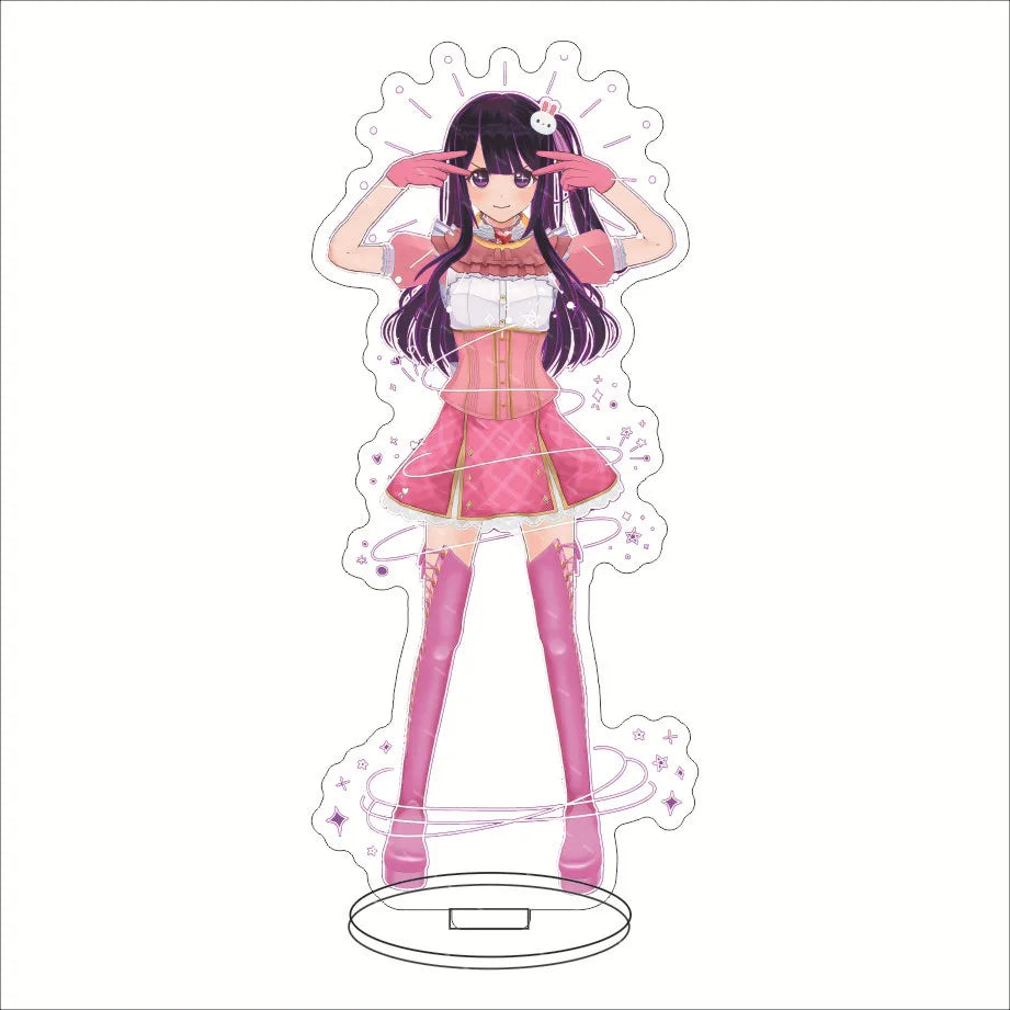 Japan Hot Anime OSHI NO KO Figures Hoshino Ai Acrylic Stands Hoshino Akuamarin Hoshino Rubii Character Model Fans Xmas Gifts