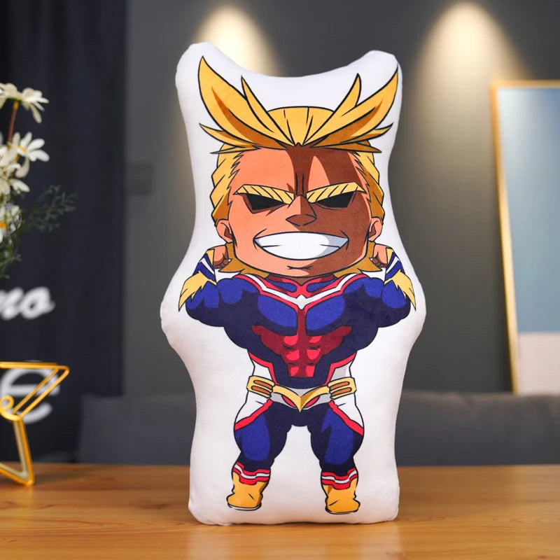 45cm Anime My Hero Academia Plush Toys All Might Cartoon Pillow Midoriya Izuku Bakugou Katsuki Todoroki Shoto Dolls Kids Gifts