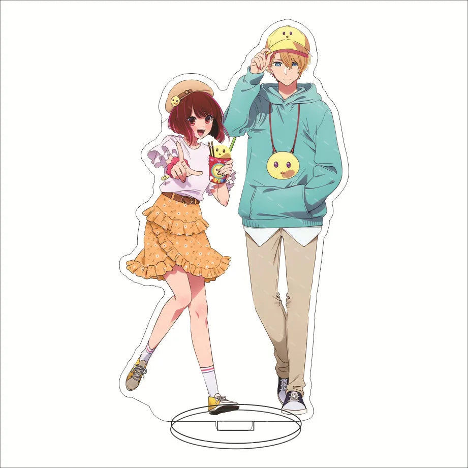 Japan Hot Anime OSHI NO KO Figures Hoshino Ai Acrylic Stands Hoshino Akuamarin Hoshino Rubii Character Model Fans Xmas Gifts
