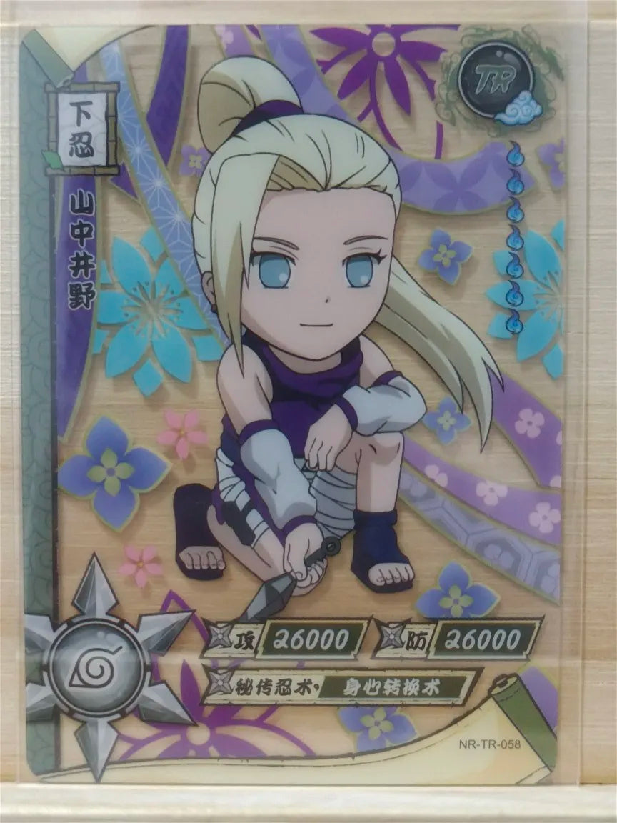 Kayou Naruto TR 26~62 Series Anime Characters Hozuki Mangetsu Hatake Kakashi Rare Collection Card Christmas Birthday Gift Toys