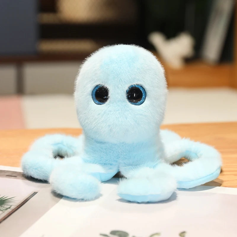 1pc Kawaii Sea Animals Plush Toy Soft Stuffered Sea Turtle Whale Octopus Fish Doll Cute Decor Xmas Gift For Kids Children Girl