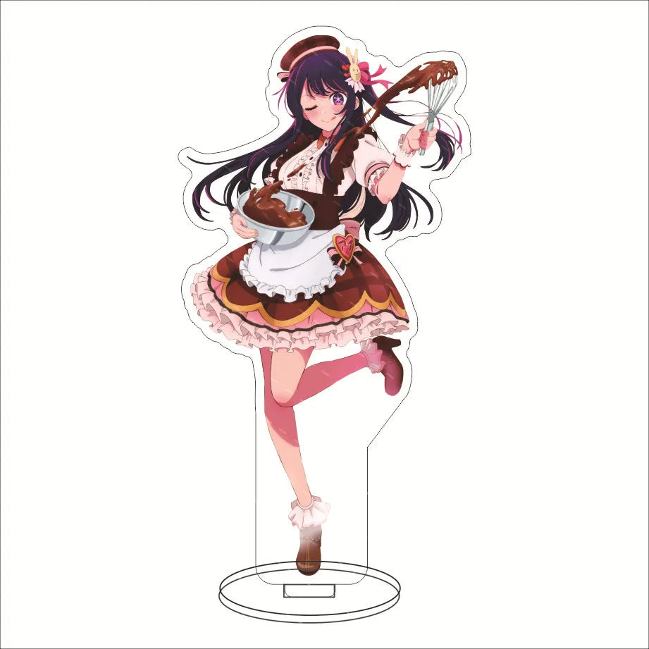 Japan Hot Anime OSHI NO KO Figures Hoshino Ai Acrylic Stands Hoshino Akuamarin Hoshino Rubii Character Model Fans Xmas Gifts
