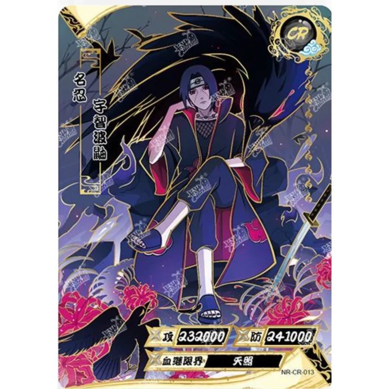 KAYOU Genuine Naruto Card T2w7 Chapter of Soldiers Ninja World CR Uzumaki Naruto Momochi Zabuza Anime Role Collection Cards Toy