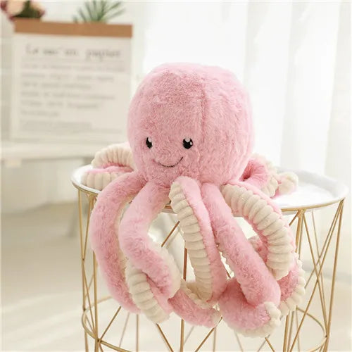 Hot Sale 40-80cm Lovely Simulation Octopus Plush Stuffed Toys Soft Kawaii Octopus Animal Home Accessories Doll Children Gifts