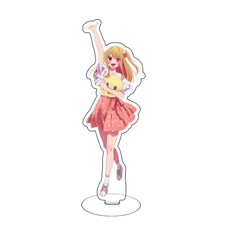 Anime Figure Oshi No Ko 2 Acrylic Stand Gorou Akuamarin Hoshino Ai Rubii Sarina Standing Model Plate Desk Display Ornament