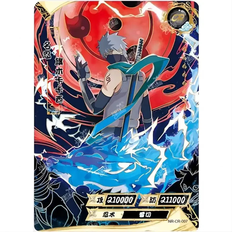KAYOU Genuine Naruto Card T2w7 Chapter of Soldiers Ninja World CR Uzumaki Naruto Momochi Zabuza Anime Role Collection Cards Toy