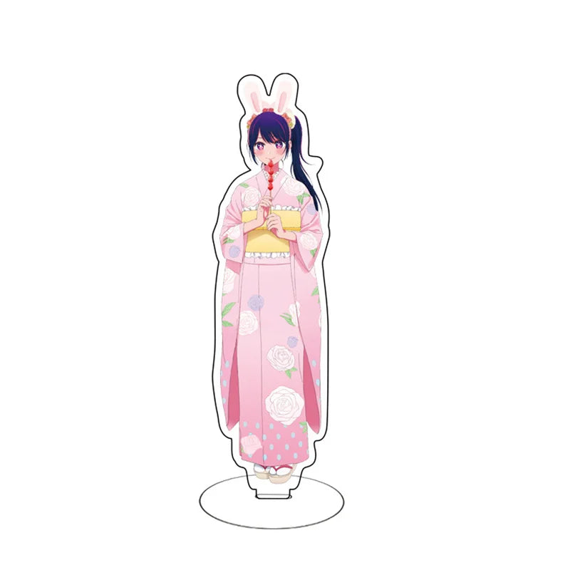 Anime Figure Oshi No Ko 2 Acrylic Stand Gorou Akuamarin Hoshino Ai Rubii Sarina Standing Model Plate Desk Display Ornament