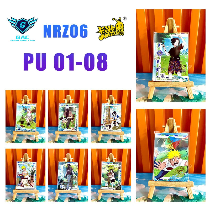 New Kayou Naruto T2W7 T4W6 Anime Uzumaki Naruto Rare Card Full Series SP MR PU UR PTR SSR SR R Complete Set Collection Card
