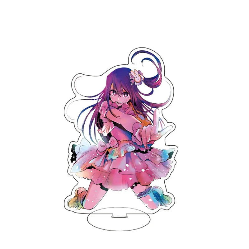 Anime Figure Oshi No Ko 2 Acrylic Stand Gorou Akuamarin Hoshino Ai Rubii Sarina Standing Model Plate Desk Display Ornament