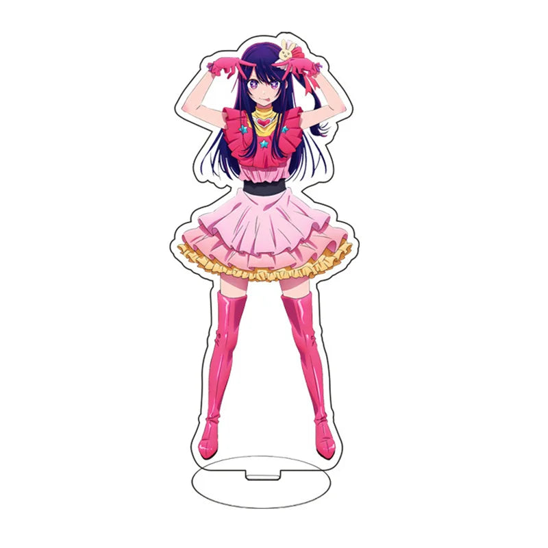 Anime Figure Oshi No Ko 2 Acrylic Stand Gorou Akuamarin Hoshino Ai Rubii Sarina Standing Model Plate Desk Display Ornament