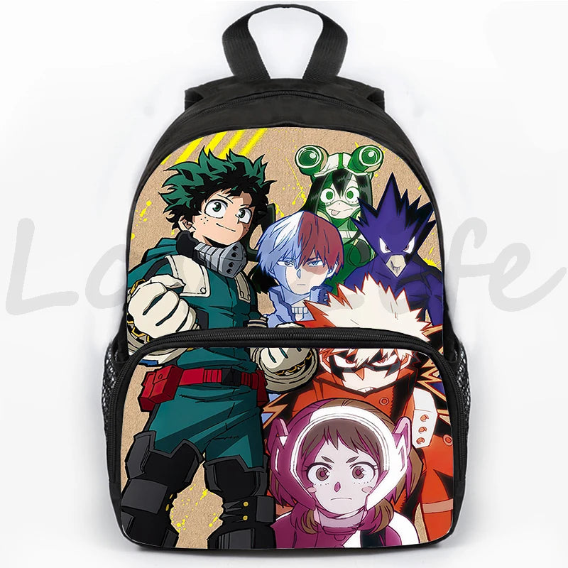 My Hero Academia 6 Backpack Cartoon Anime Schoolbag Kids Rucksack Travel Backpacks Boku No Hero Academia Deku School Bag Mochila