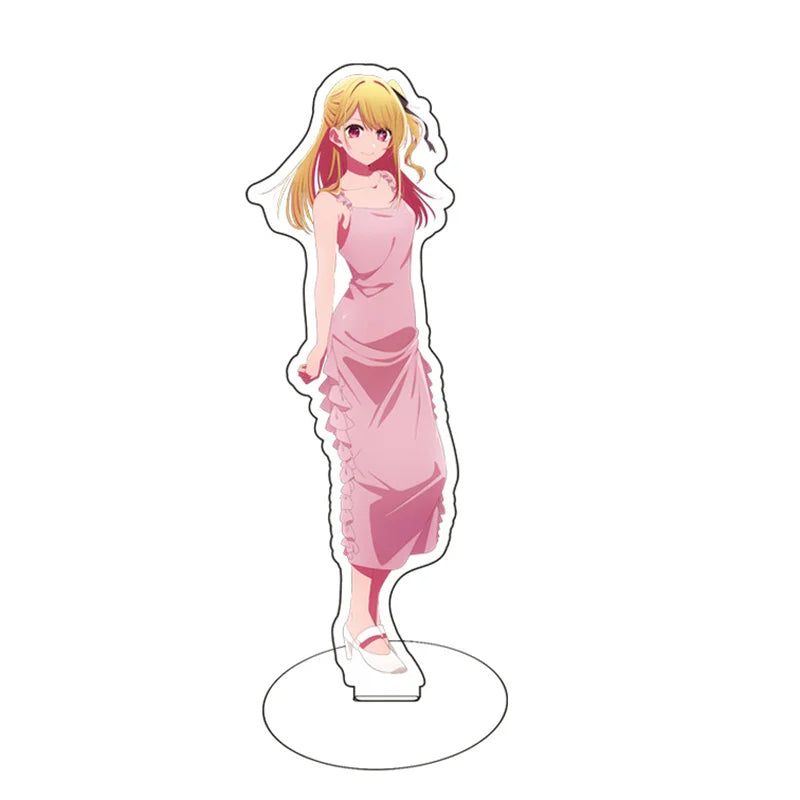 Anime Figure Oshi No Ko 2 Acrylic Stand Gorou Akuamarin Hoshino Ai Rubii Sarina Standing Model Plate Desk Display Ornament