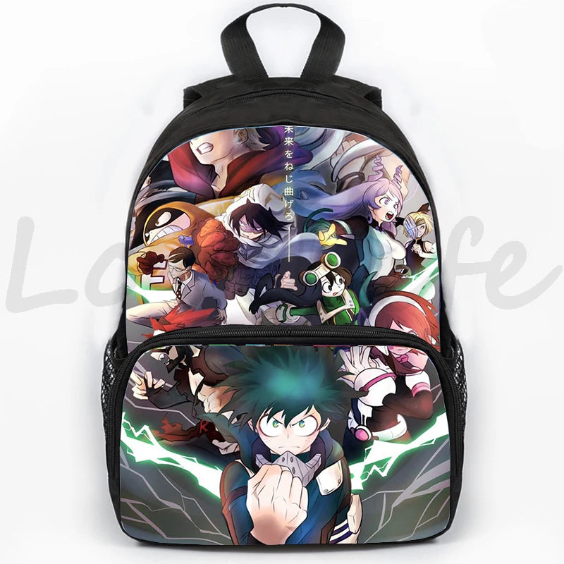 My Hero Academia 6 Backpack Cartoon Anime Schoolbag Kids Rucksack Travel Backpacks Boku No Hero Academia Deku School Bag Mochila