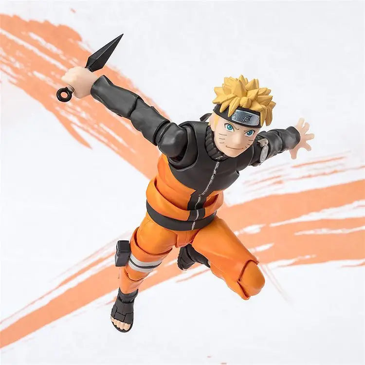 Original Bandai Anime Action Figure Naruto Shfiguarts Haruno Sakura Narutop99 Edition Finished Model Kit Toy Children Gift