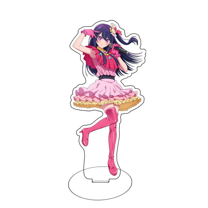 Anime Figure Oshi No Ko 2 Acrylic Stand Gorou Akuamarin Hoshino Ai Rubii Sarina Standing Model Plate Desk Display Ornament