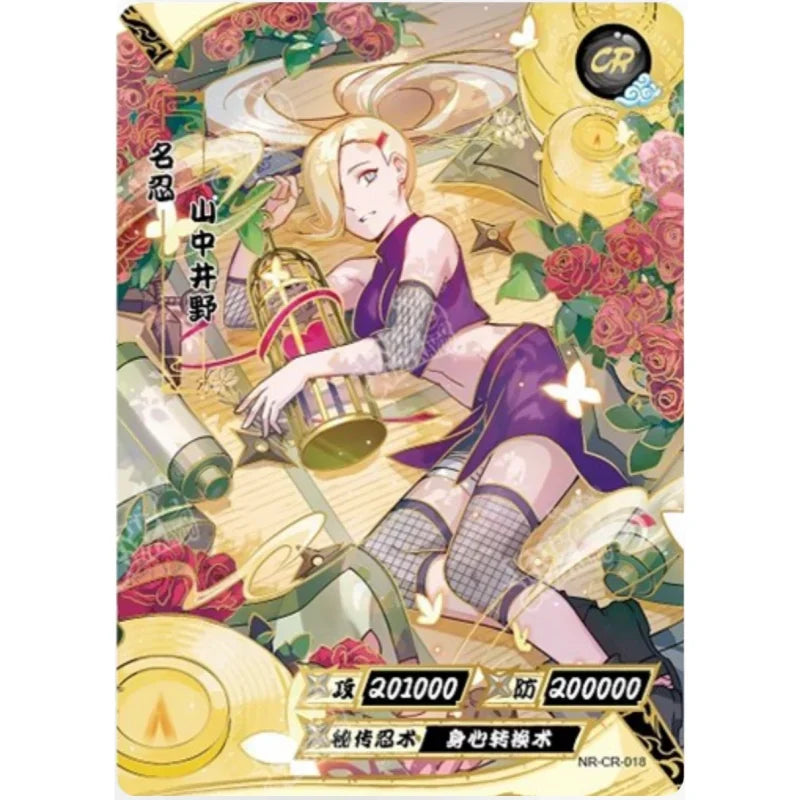 KAYOU Genuine Naruto Card T2w7 Chapter of Soldiers Ninja World CR Uzumaki Naruto Momochi Zabuza Anime Role Collection Cards Toy