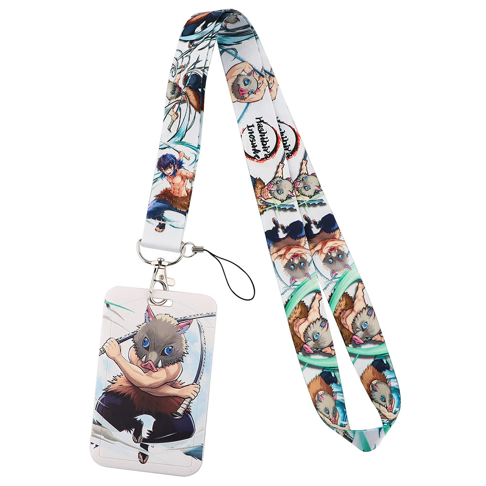 Anime Lanyard for Keys Card ID Badge Holder Phone Charm Key Chain Key Holder Key Rings Accessories