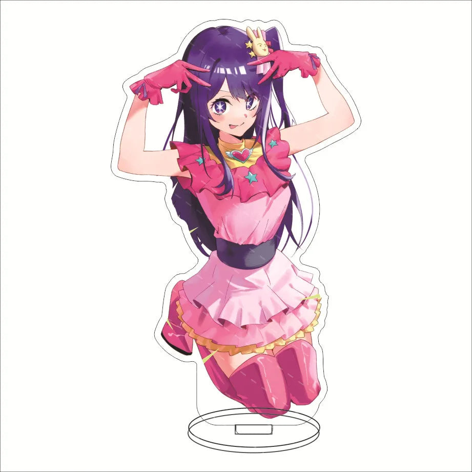 Japan Hot Anime OSHI NO KO Figures Hoshino Ai Acrylic Stands Hoshino Akuamarin Hoshino Rubii Character Model Fans Xmas Gifts