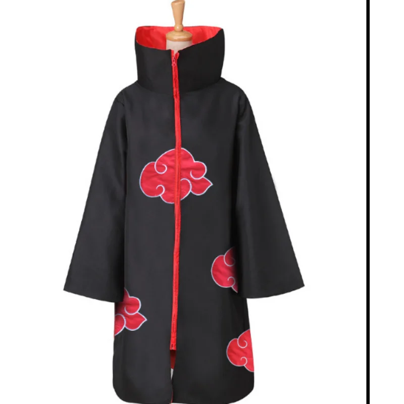 Naruto Akira Organization Stand-up Collar Cloak Eagle Organization Hooded Anime Cosplay Cape Performance Costume Men's Halloween