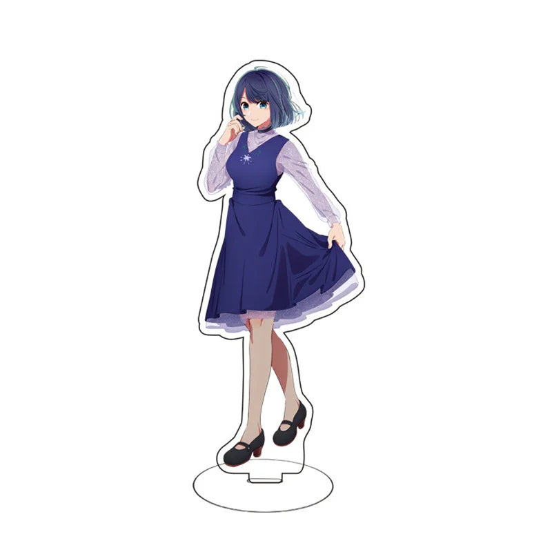 Anime Figure Oshi No Ko 2 Acrylic Stand Gorou Akuamarin Hoshino Ai Rubii Sarina Standing Model Plate Desk Display Ornament