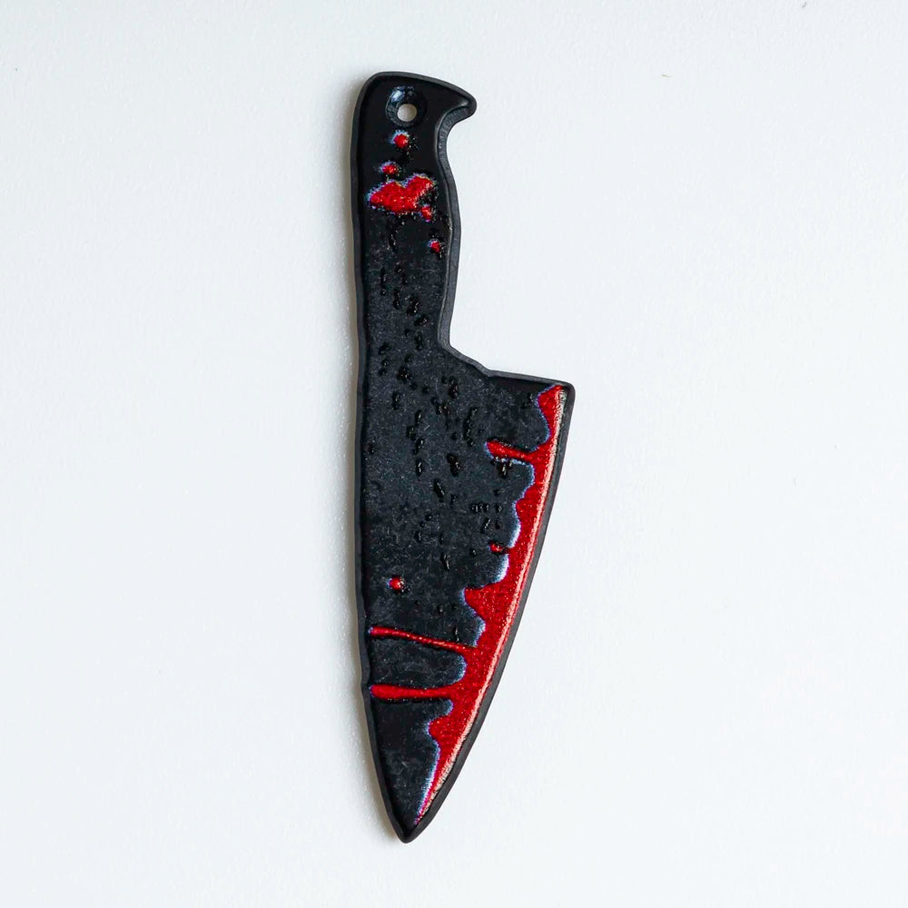 10Pcs Halloween Pendant Imitation Bloody Knife Charms Dagger Scissors Axe Saw Pendants For DIY Earring Keychain Jewelry Making