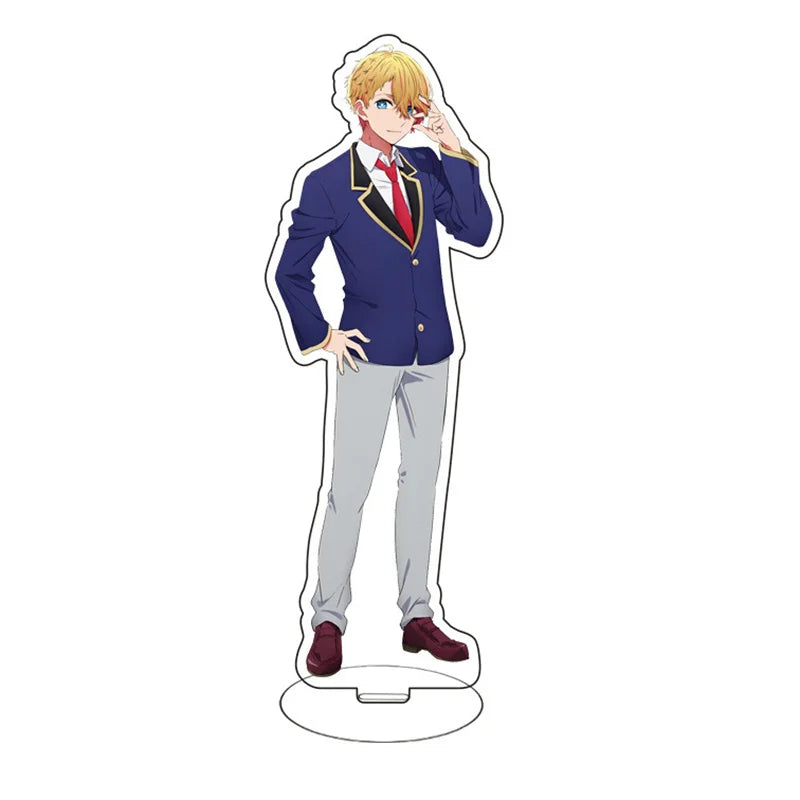 Anime Figure Oshi No Ko 2 Acrylic Stand Gorou Akuamarin Hoshino Ai Rubii Sarina Standing Model Plate Desk Display Ornament