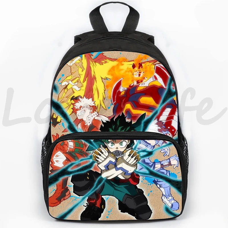 My Hero Academia 6 Backpack Cartoon Anime Schoolbag Kids Rucksack Travel Backpacks Boku No Hero Academia Deku School Bag Mochila