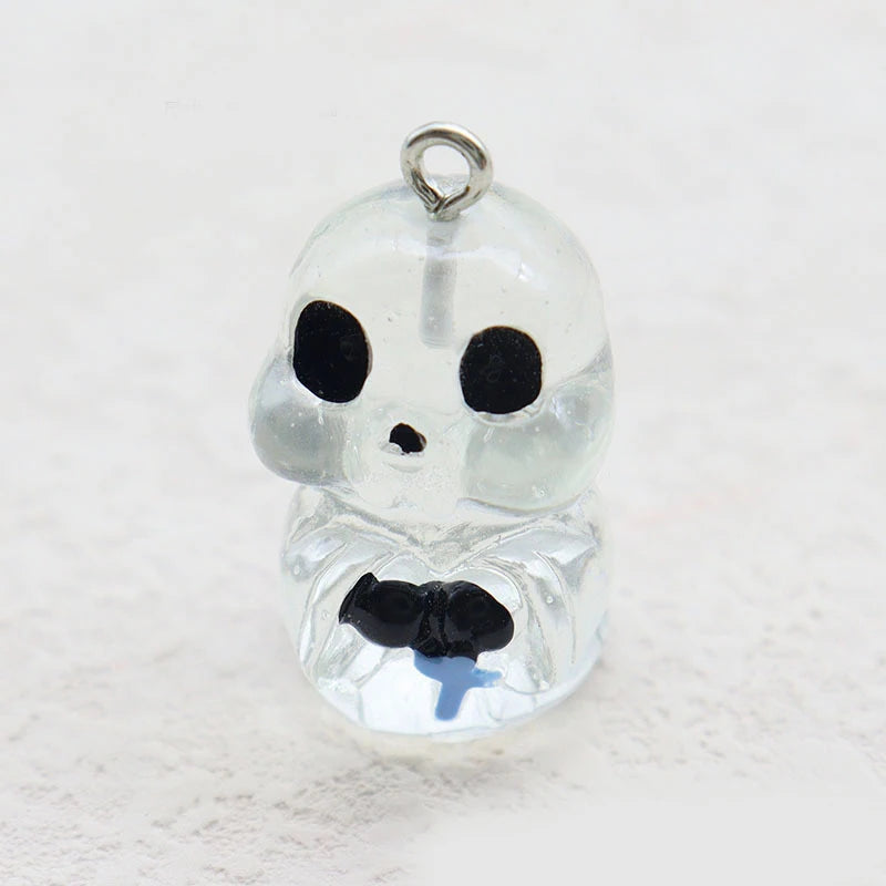 5Pcs 3D Halloween bat Charms Resin Pendant For Jewelry Making Diy Bracelet Necklace Earrings Handmade Accessories Supplies
