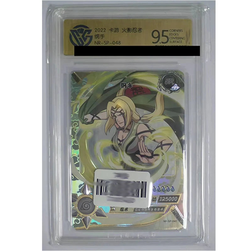 Kayou SP CCG9.5 Naruto Anime Characters Hyuga Hinata Tsunade Rare Limited Edition Collection Card Christmas Birthday Gift Toys