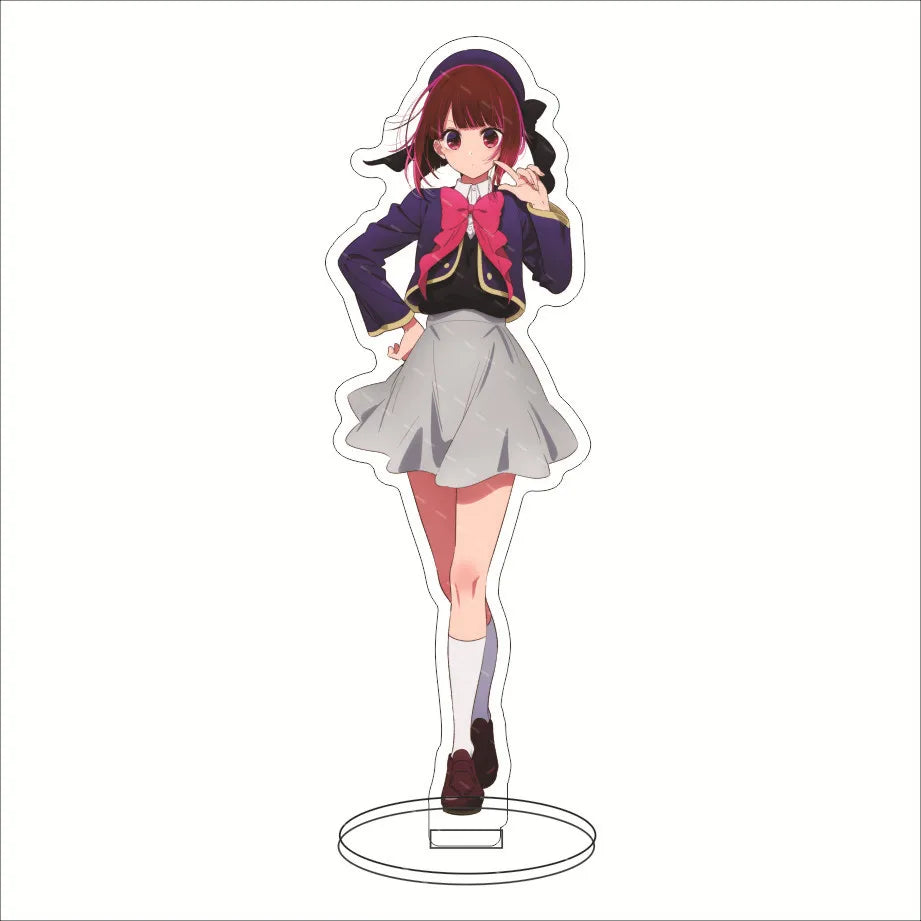 Japan Hot Anime OSHI NO KO Figures Hoshino Ai Acrylic Stands Hoshino Akuamarin Hoshino Rubii Character Model Fans Xmas Gifts