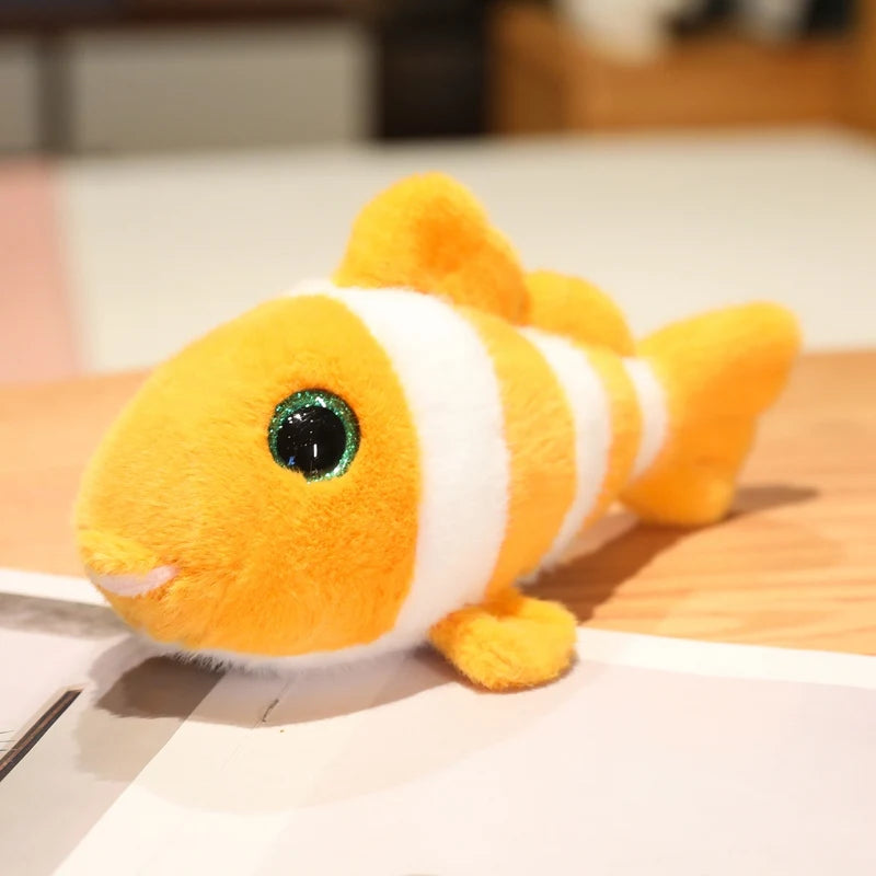 1pc Kawaii Sea Animals Plush Toy Soft Stuffered Sea Turtle Whale Octopus Fish Doll Cute Decor Xmas Gift For Kids Children Girl