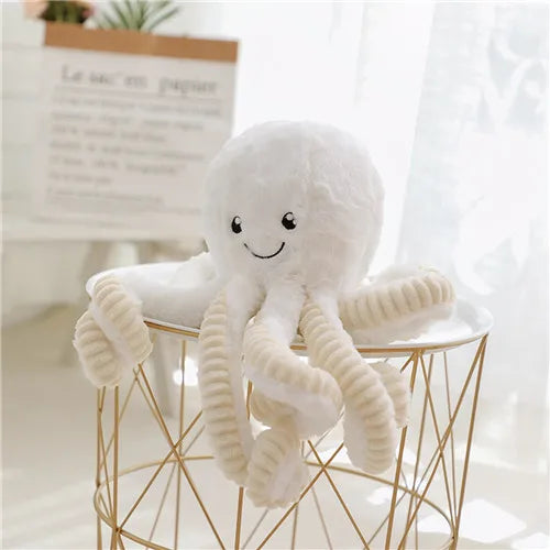 Hot Sale 40-80cm Lovely Simulation Octopus Plush Stuffed Toys Soft Kawaii Octopus Animal Home Accessories Doll Children Gifts