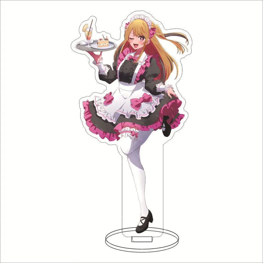 Japan Hot Anime OSHI NO KO Figures Hoshino Ai Acrylic Stands Hoshino Akuamarin Hoshino Rubii Character Model Fans Xmas Gifts