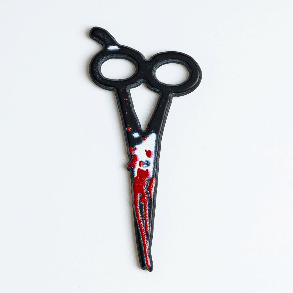 10Pcs Halloween Pendant Imitation Bloody Knife Charms Dagger Scissors Axe Saw Pendants For DIY Earring Keychain Jewelry Making