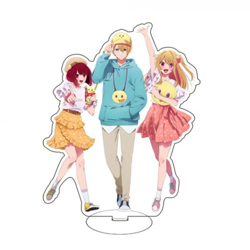 Anime Figure Oshi No Ko 2 Acrylic Stand Gorou Akuamarin Hoshino Ai Rubii Sarina Standing Model Plate Desk Display Ornament