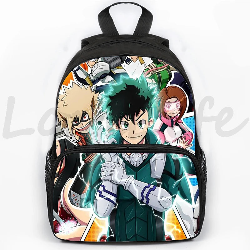 My Hero Academia 6 Backpack Cartoon Anime Schoolbag Kids Rucksack Travel Backpacks Boku No Hero Academia Deku School Bag Mochila